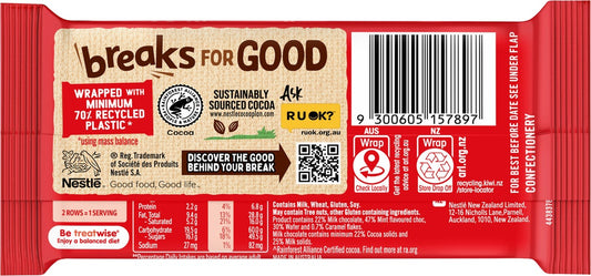 Nestle Kit Kat Mint Crush Chocolate Share Bar 24 x 65g