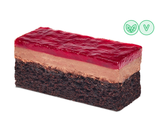 Vegan Chocolate & Berry Cheesecake Slice 30x20cm 1.7kg