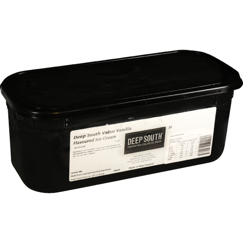 Deep South Value Vanilla Flavoured Ice Cream 5L Tub
