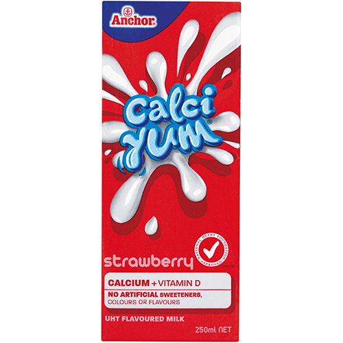 Anchor Calci-Yum Strawberry Milk 24 x 250ml