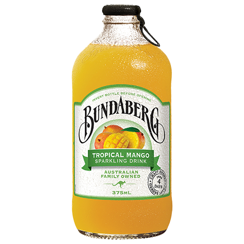 Bundaberg Tropical Mango Sparkling Inu 12 x 375ml