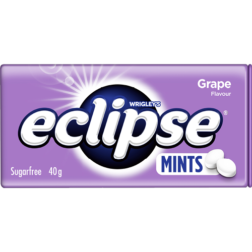 Eclipse Grape Flavour Chewy Mints 12 x 40g