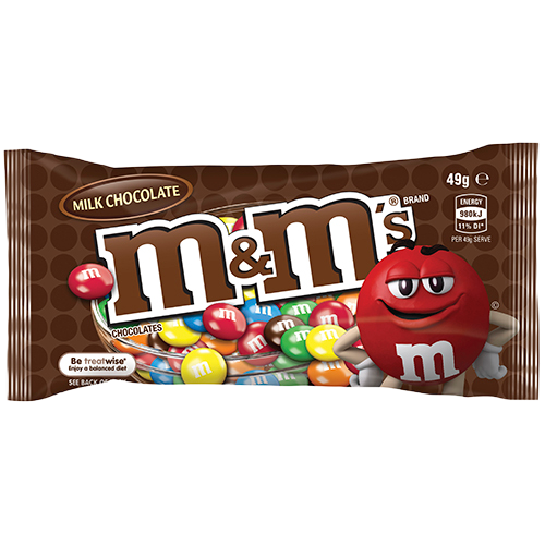 M&M's Milk Chocolate 12 x 49g