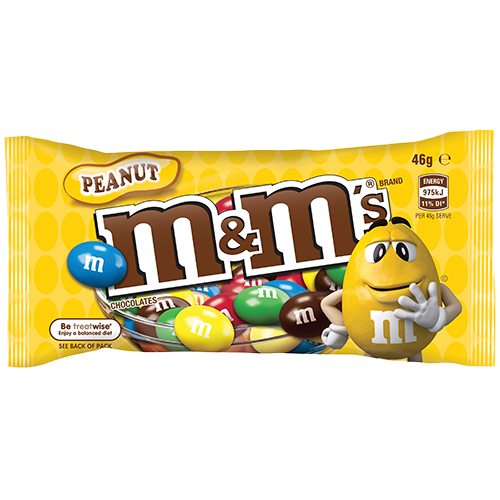 M&M's Peanut Chocolate Bag 12 x 46g