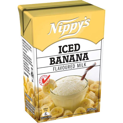 Nippy's Iced Banana Flavoured Milk 375ml x 24