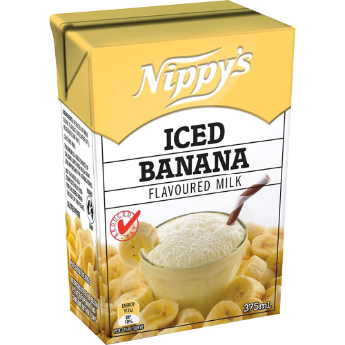 Iced Banana Flavoured Milk 375ml x 24