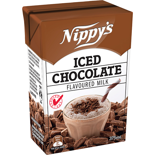 Nippy's Iced Chocolate Flavoured Milk 375ml x 24