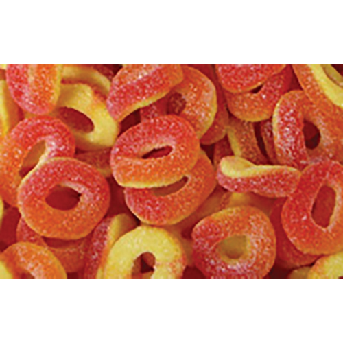 Sour Peach Rings 2kg Bulk Bag
