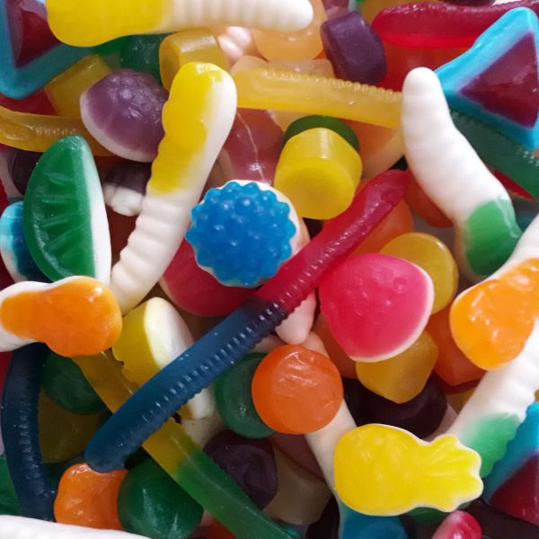 Rainbow Confectionery Gummi Mix 1kg Puke Nui