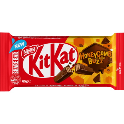 Nestle Kit Kat Honeycomb Buzz Chocolate Share Bar 24 x 65g