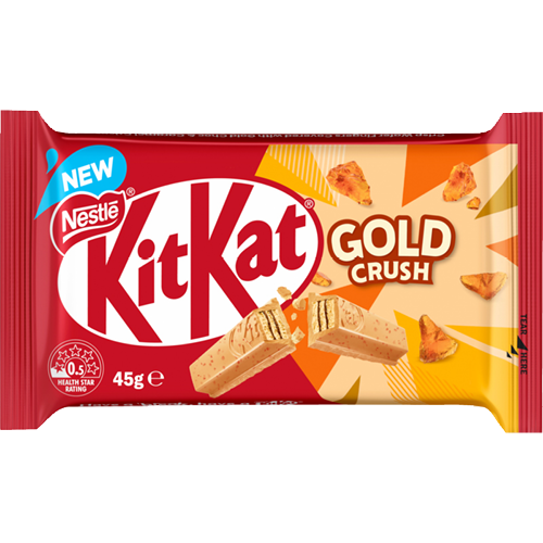 Nestle Kit Kat Chocolate Gold Crush 48 x 45g
