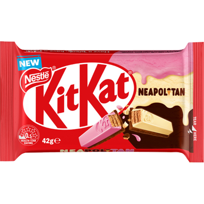 Nestle Kit Kat Neapolitan Chocolate Bar 48 x 42g
