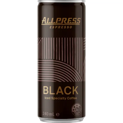 Allpress Espresso Black Iced Specialty Coffee RTD 12 x 240ml