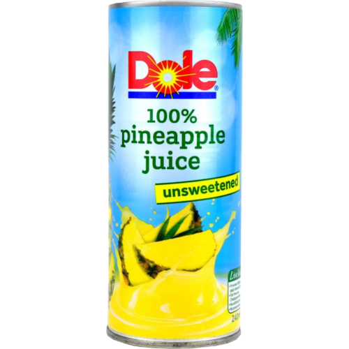 Dole 100% Pineapple Juice 24 x 240ml