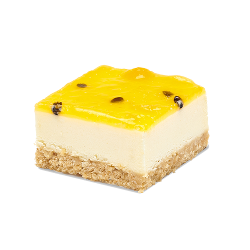 Florentines Peach & Passionfruit Slab Cheesecake Uncut 3kg