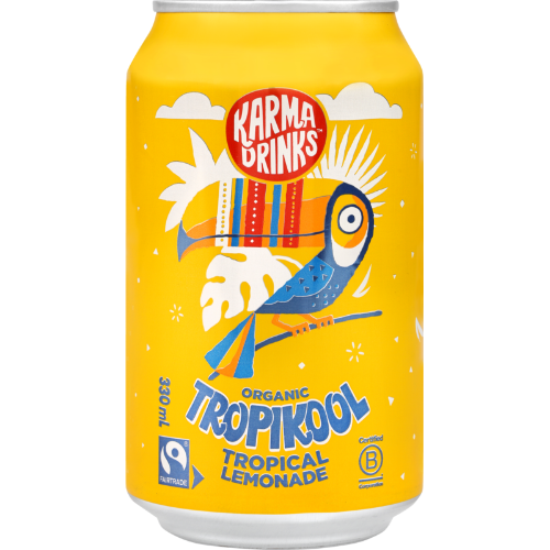 Karma Drinks Tropikool Tropical Lemonade Soft Drink 12 x 330ml