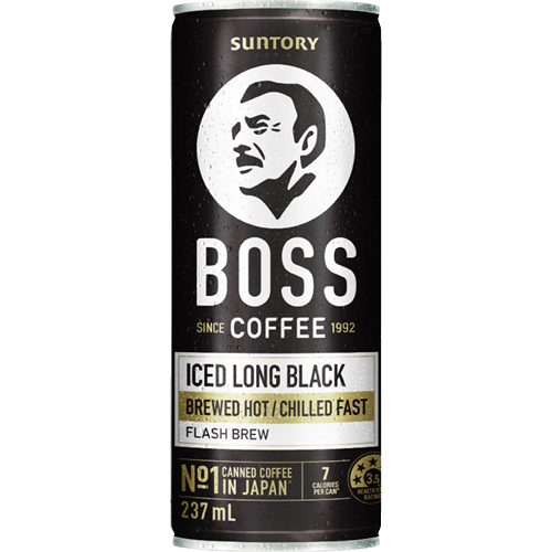 Boss Iced Long Black Coffee 12 x 237ml