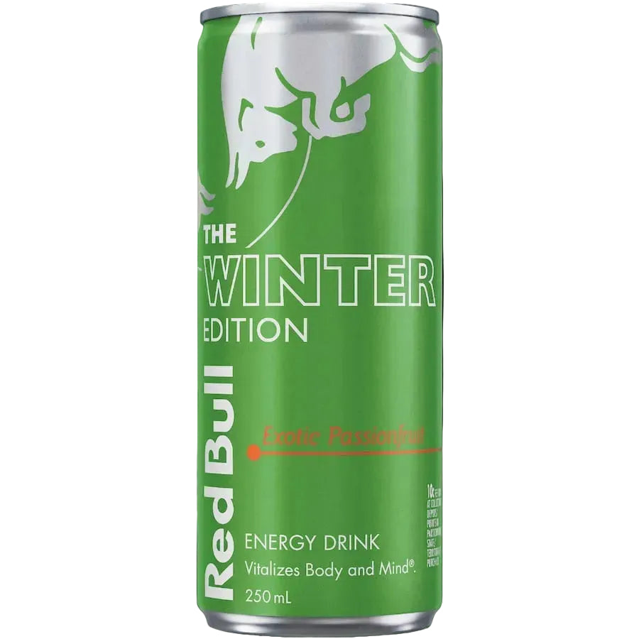 Red Bull Winter Edition Exotic Passionfruit Energy Drink 12 x 250ml