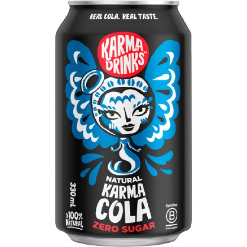 Karma Drinks Sugar Free Karma Cola Soft Drink 12 x 330ml