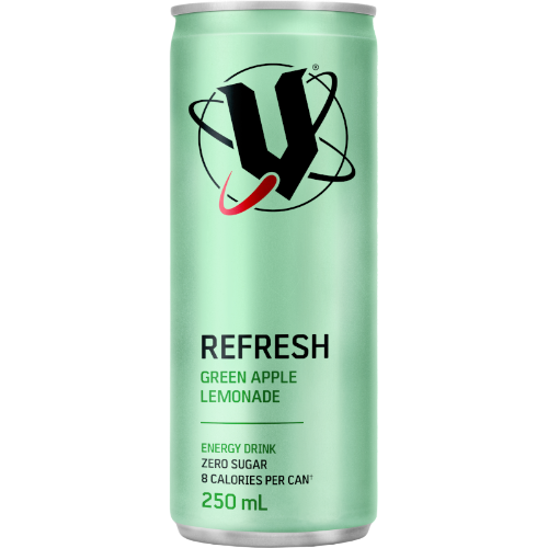V Refresh Green Apple Lemonade Energy Drink 24 x 250ml – Tempting Treats